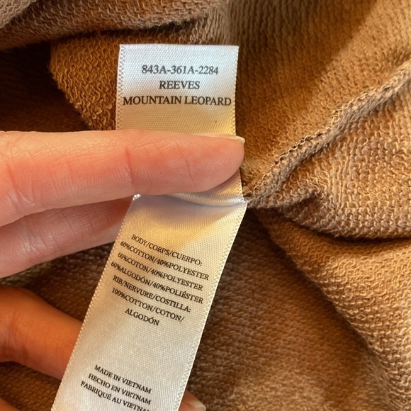 Rails Reeves Sweater in Mountain Leopard sz S - Picture 10 of 11